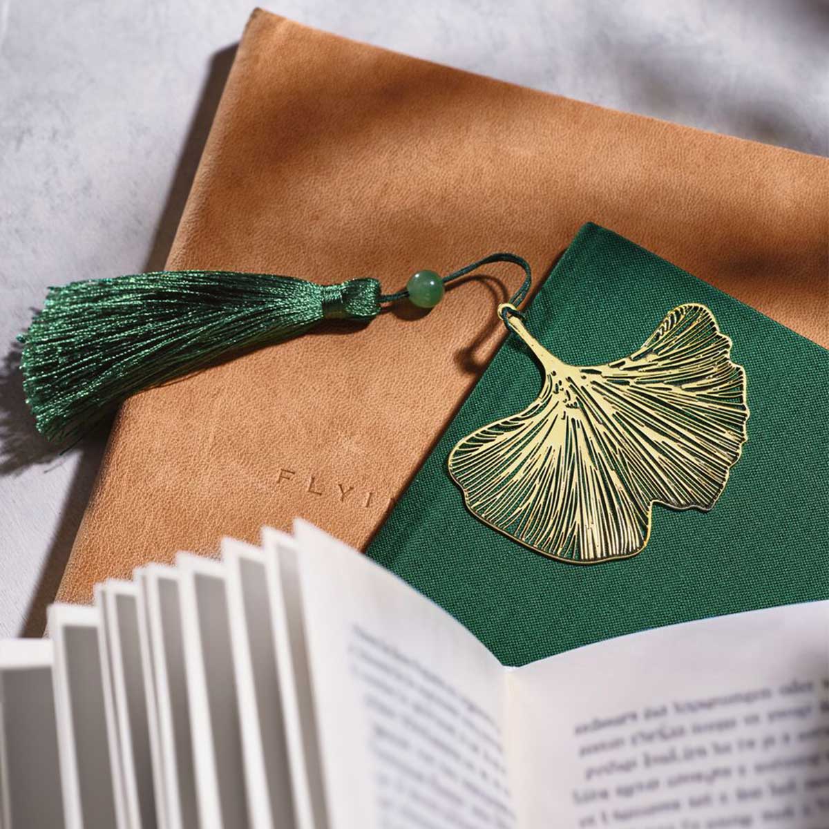 Metal Bookmark Ginko