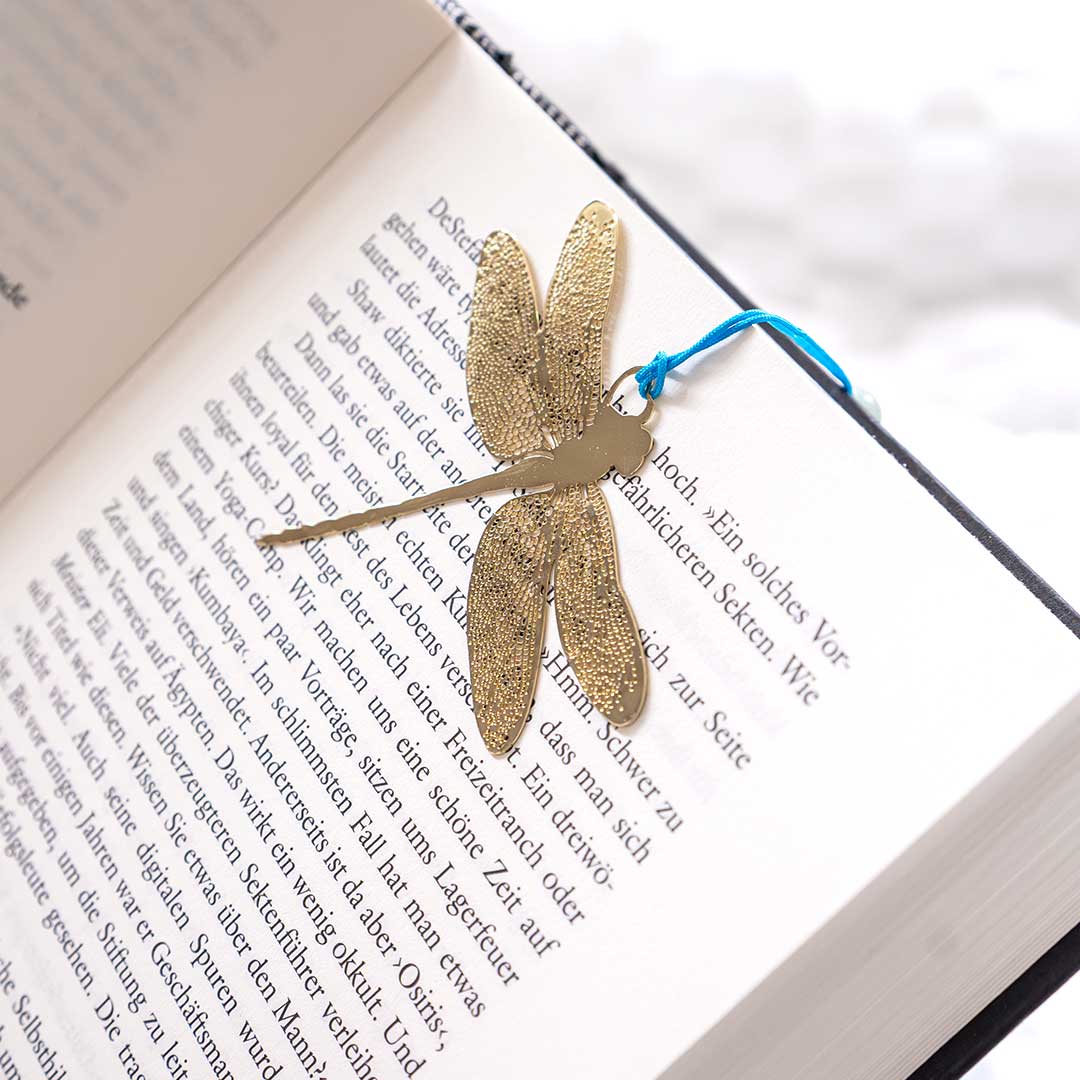 Dragonfly Metal Bookmark